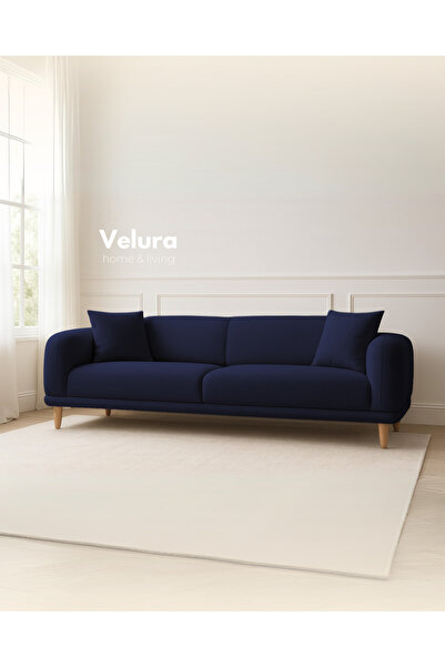 Velura Home & Living Lara Üçlü Koltuk & 3 ' lü Kanepe - Lacivert