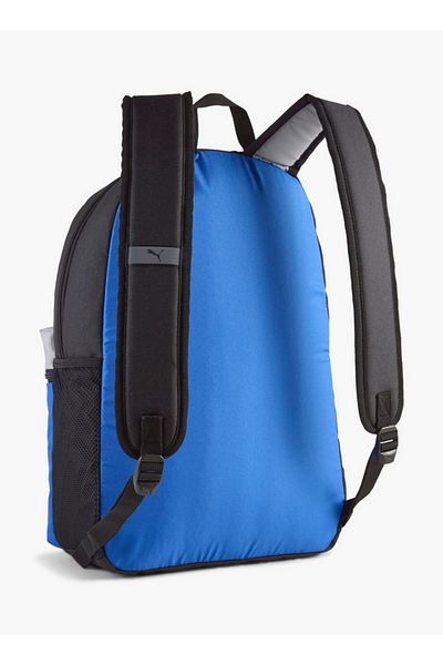 Puma Logo Print Backpack with Adjustable Straps and Zip Closure