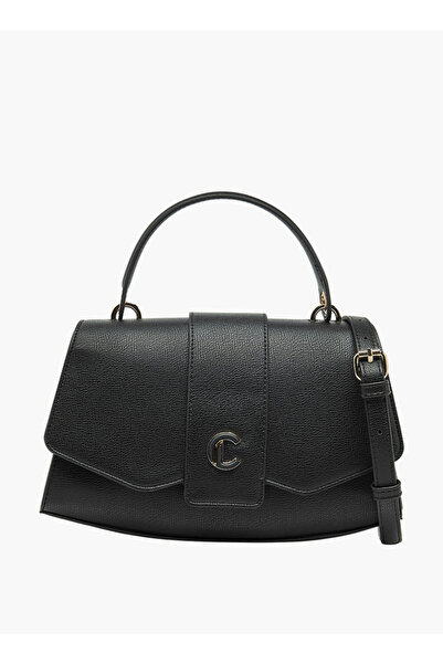 Le Confort حقيبة كروس بودي منقوشة بحزام قابل للفصل وقفل بغطاء - العرض 10 سم ×...