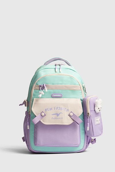 Fiyaka Rlx-1513 Unisex School Backpack Student Daily Travel Holiday Sports Walking Travel Sightseeing Camping Daily
