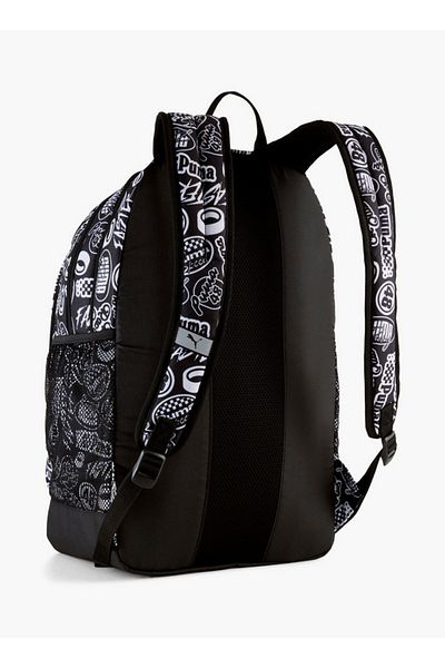 Puma Printed School Backpack with Adjustable Straps and Zip Closure