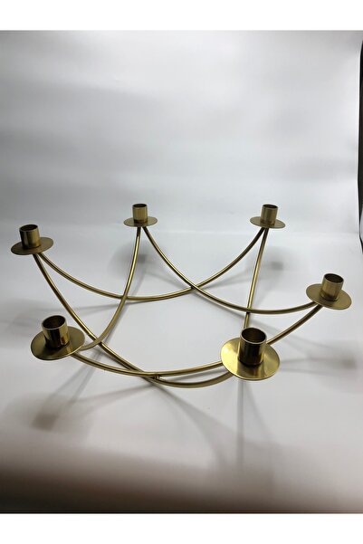 Yasmina Home GOLD 6 KOLLU ŞAMDAN 47x42x16cm