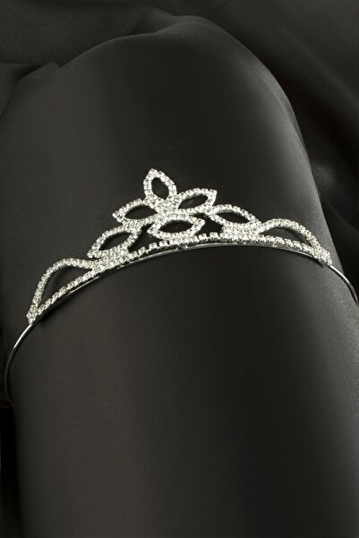 feryal تاج الزفاف المرصع بالأحجار