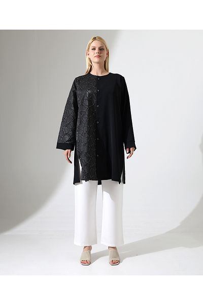 Fi'l Arz Fashion Woven Crepe Tunic