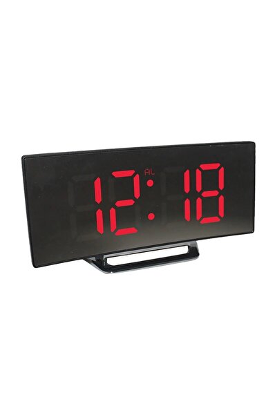 OEM Digital Alarm Clock, Black, 2 Brightness Levels, for Office and Bedroom