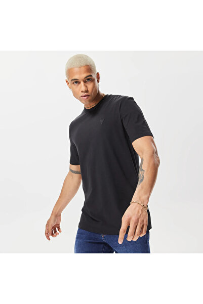 Guess Man Black Hedley Ss T-Shırt