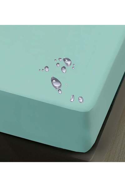 trendyhome Bed Cover, Waterproof, 160 x 200, Turquoise, J23415