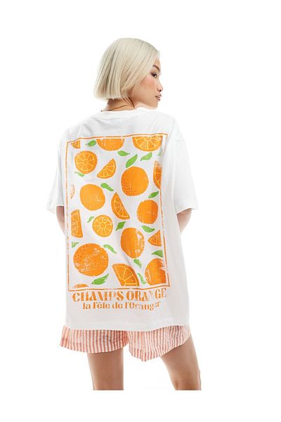 sole stories Premium Oversize Cut Short Sleeve Printed T-Shirt