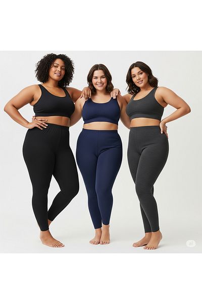 Isıl Termal |   Battal Size Winter Thermal 3 Colors 3 Pieces Sports Leggings