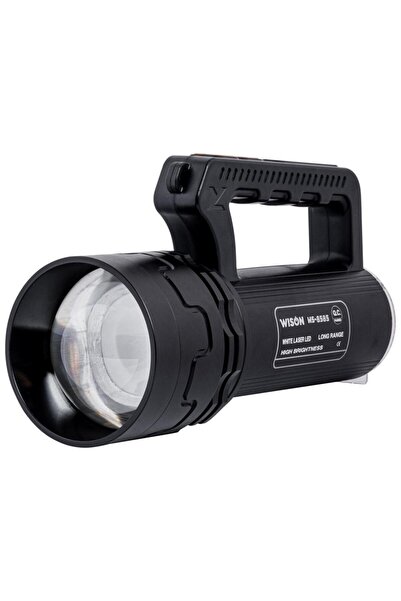 Wıson 55W LED El Feneri – 22000 mAh Type-C Şarjlı, 5500 Lümen, Çift Düğme, SO...