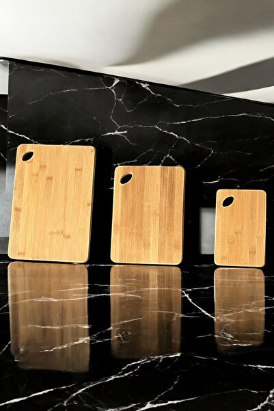 Kitchen Way Natural Bamboo 3 Pieces Cutting Board Boardkw-174