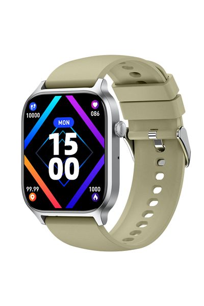 OEM COOSTAR® Unisex Smartwatch CR053 - 1.85" TFT Display, Bluetooth 5.2, Health & Fitness Tracker, Kaki
