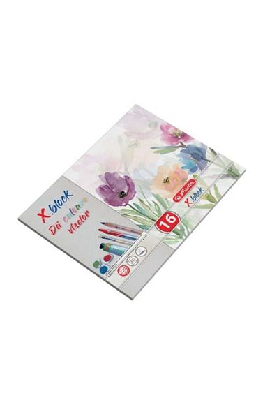 Herlitz Drawing Pad X.block A4, Color Multicolor, Material Paper, 16 Sheets, 120 g/sm, Polychrome Cover