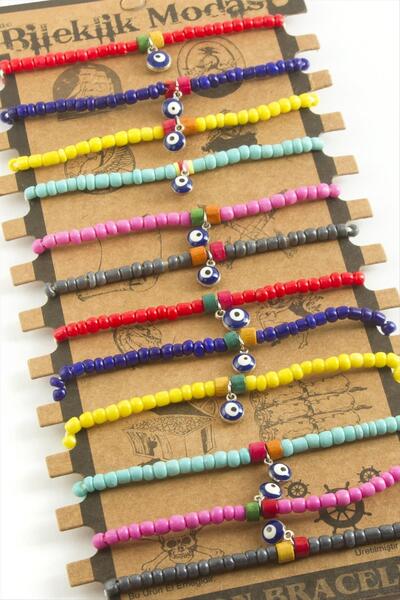 Marsilyan Nazar Boncuk String Bracelet Ilkel-Bjt940