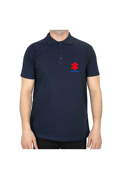 Z zepplin Μπλουζάκι με λογότυπο Suzuki με γιακά πόλο Navy Blue