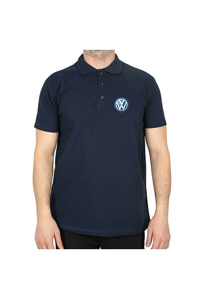Z zepplin Μπλουζάκι Volkswagen Logo Polo Collar Navy Blue