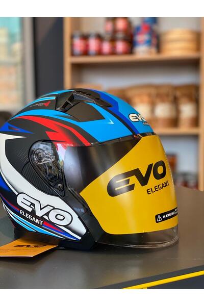 EVO ELEGANT Evo Çenesiz Güneş Vizörlü Kask
