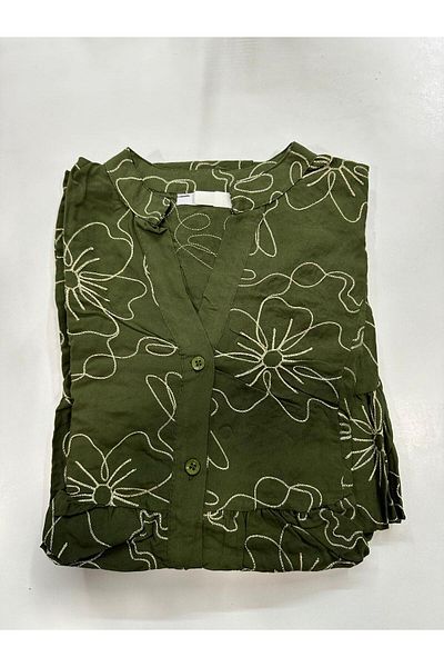Lavanta Tekstil Katleya Model Embroidered Dress