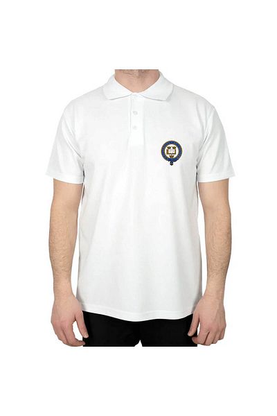 Z zepplin Tricou alb cu guler polo cu logo-ul Universității din Oxford