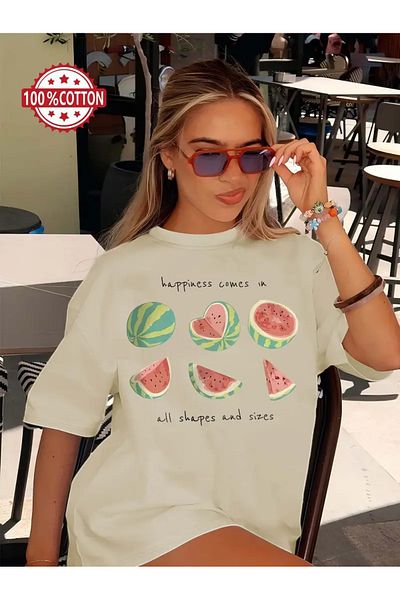 sole stories Premium Oversize Cut Short Sleeve Printed T-Shirt
