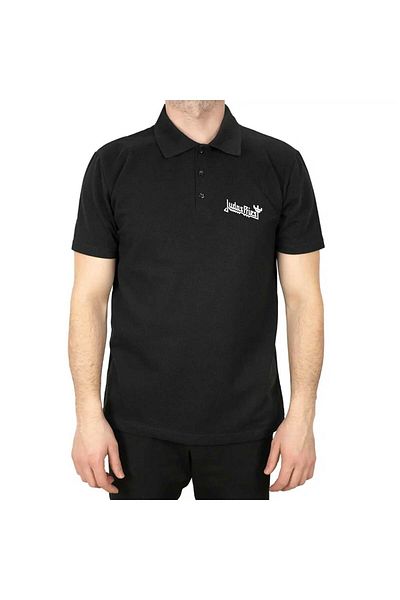 Z zepplin Judas Priest Polo Neck Black T-Shirt