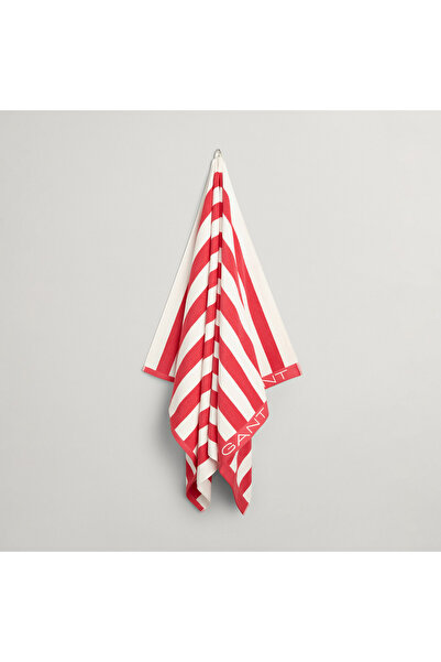 Gant Unisex Pembe Çizgili Havlu