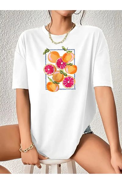 sole stories Premium Oversize Cut Short Sleeve Printed T-Shirt