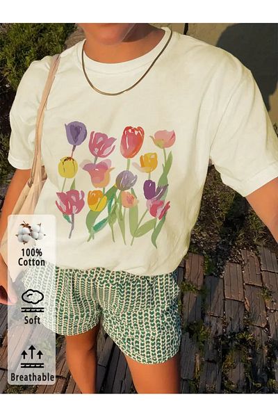 sole stories Premium Oversize Cut Short Sleeve Printed T-Shirt