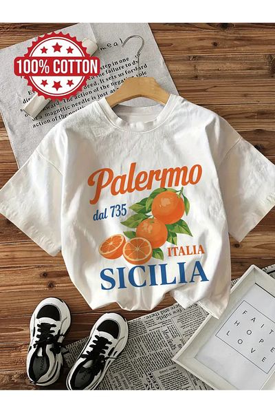 sole stories Premium Oversize Cut Short Sleeve Printed T-Shirt