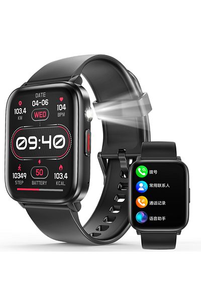 OEM Smartwatch IXIU® T63B, 1.83" TFT, BT 5.2, ECG & Health, Sports, Black, Unisex