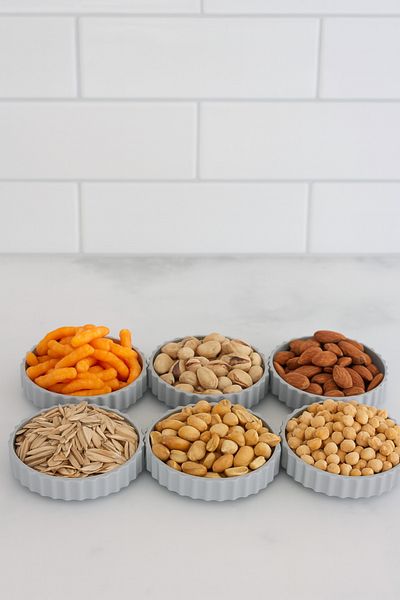GLUS Set of 6 Acrylic Snack Bowls - 250 ml