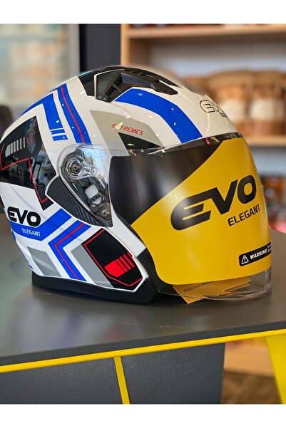 EVO ELEGANT Evo Çenesiz Güneş Vizörlü Kask