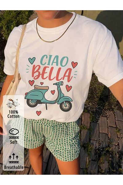 sole stories Premium Oversize Cut Short Sleeve Printed T-Shirt
