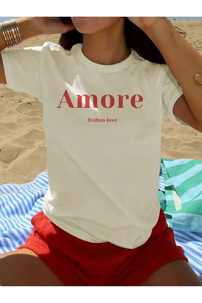 sole stories Premium Oversize Cut Short Sleeve Printed T-Shirt