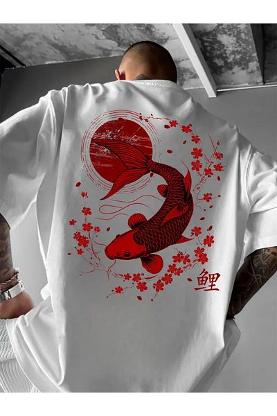 sole stories Premium Oversize Cut Short Sleeve Printed T-Shirt