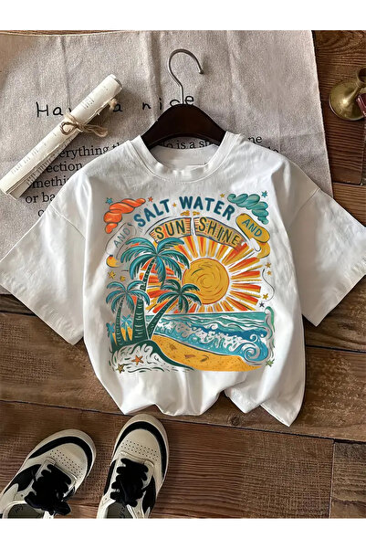 Jose Clothing تي شيرت مطبوع بأكمام قصيرة ومقاس كبير ممتاز