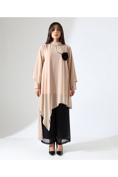 Fi'l Arz Fashion مجموعة فستان سهرة حجاب الورد