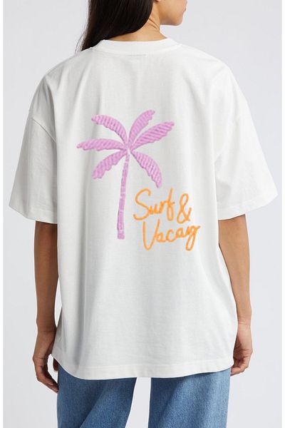 sole stories Premium Oversize Cut Short Sleeve Printed T-Shirt