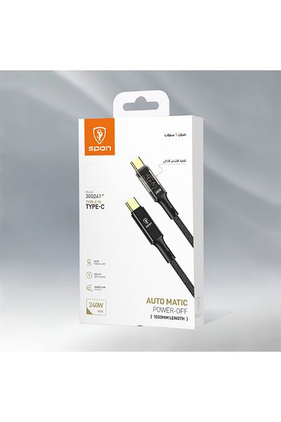 Spon Smart Charging and Protection Cables - Super Charging and Smart Protection for iPhone 15 and above and Android 220W