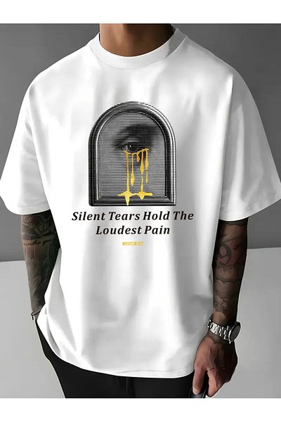 sole stories Premium Oversize Cut Short Sleeve Printed T-Shirt