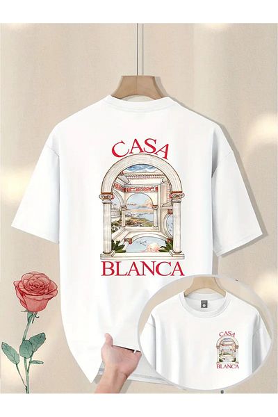 sole stories Premium Oversize Cut Short Sleeve Printed T-Shirt