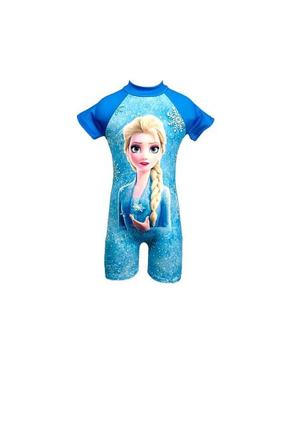 Rs Ramuni Girls' Jumpsuit Swimsuit Big Elsa