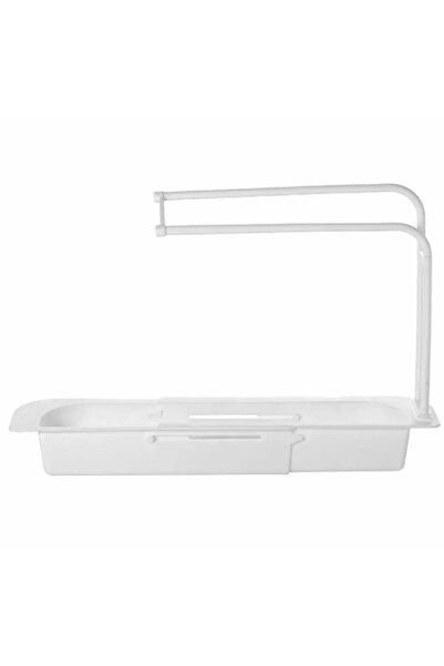 Aptel Organizator chiuveta, extensibil 36-50 cm, plastic, alb