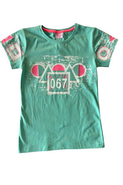 BY-GRİ Squid Game Printed Short Sleeve Girls T-Shirt