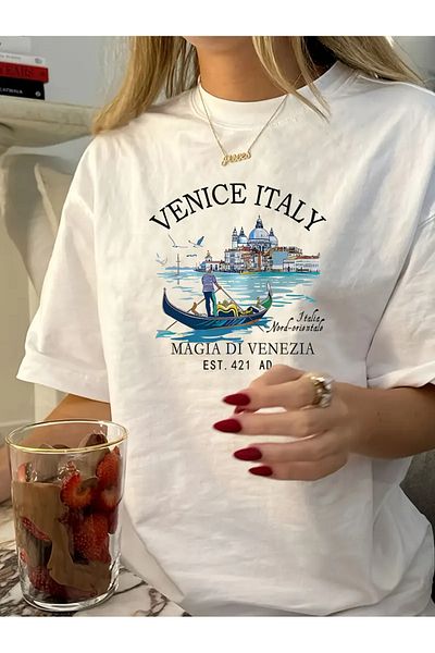 sole stories Premium Oversize Cut Short Sleeve Printed T-Shirt