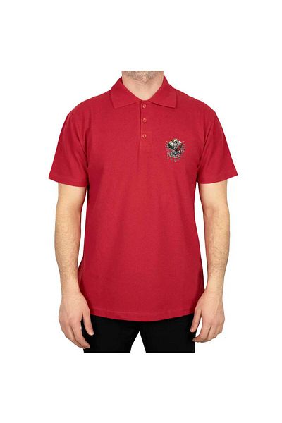Z zepplin Ottoman Arma Polo Collar Red T-Shirt