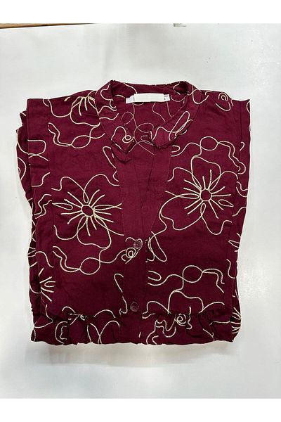 Lavanta Tekstil Katleya Model Embroidered Dress