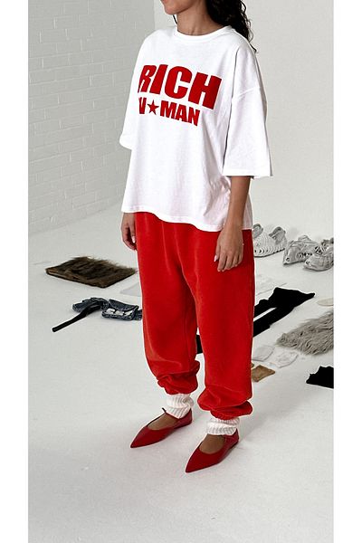 sole stories Premium Oversize Cut Short Sleeve Printed T-Shirt