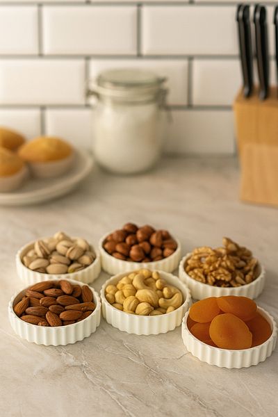 GLUS Set of 6 Acrylic Snack Bowls - 250 ml