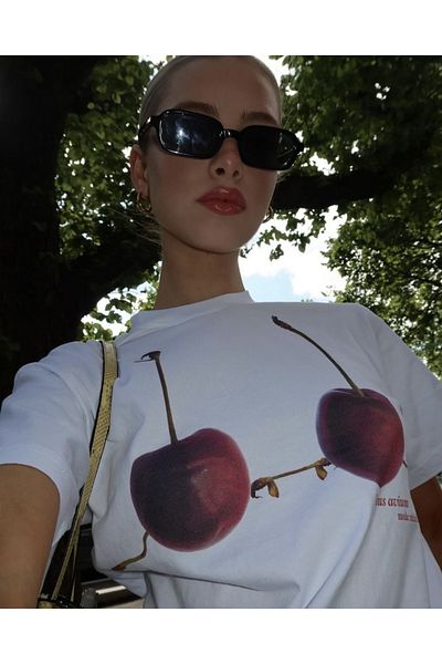 sole stories Premium Oversize Cut Short Sleeve Printed T-Shirt